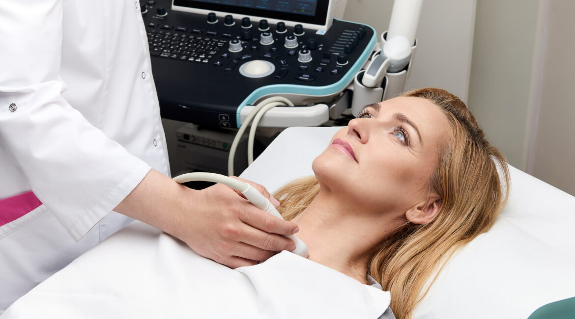 Kilpirauhasen ultraäänitutkimus, ultraäänitutkimus
